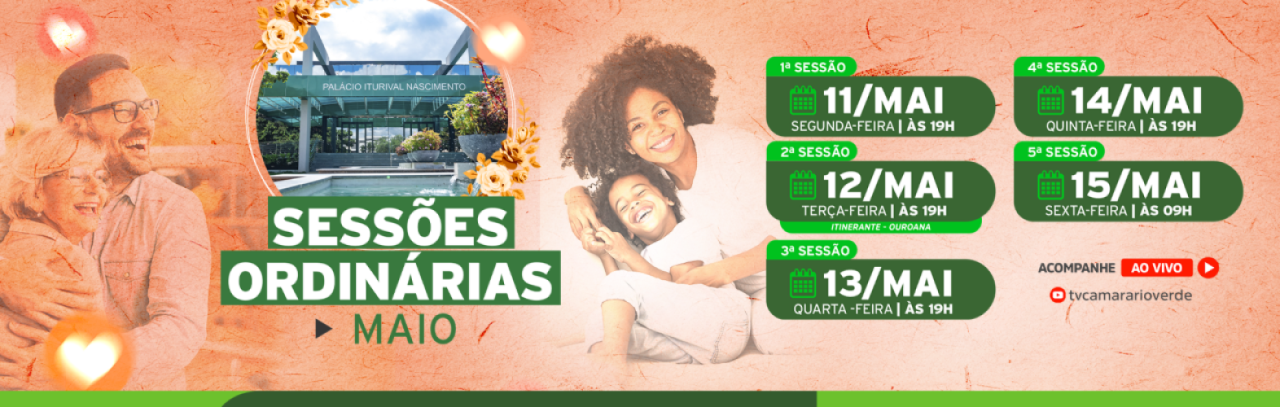Banner sessões maio 2026
